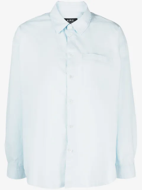 A.P.C. camisa manga larga con botones