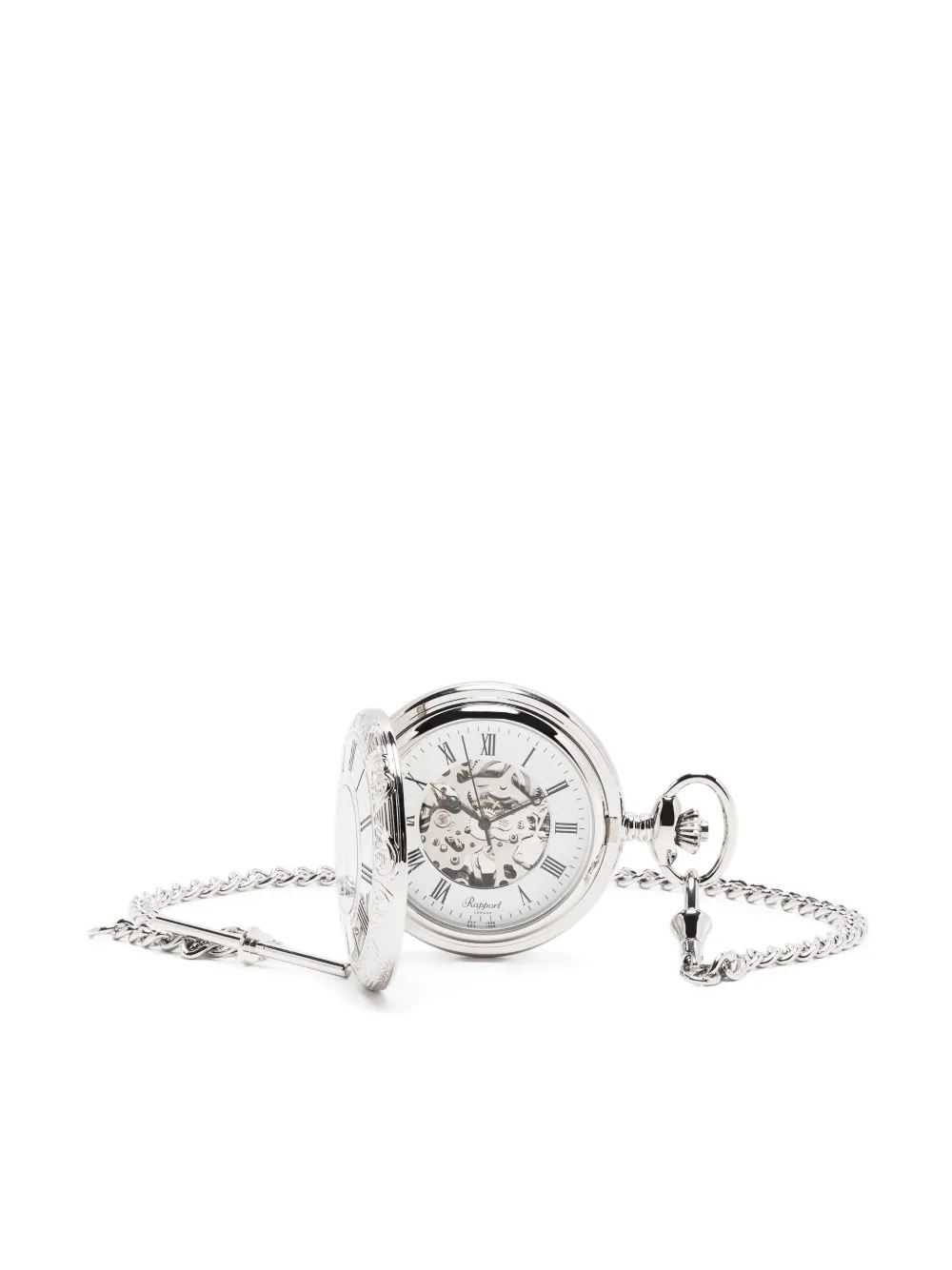 Rapport reloj de bolsillo de 48mm con cuerda manual | plateado | Image 1