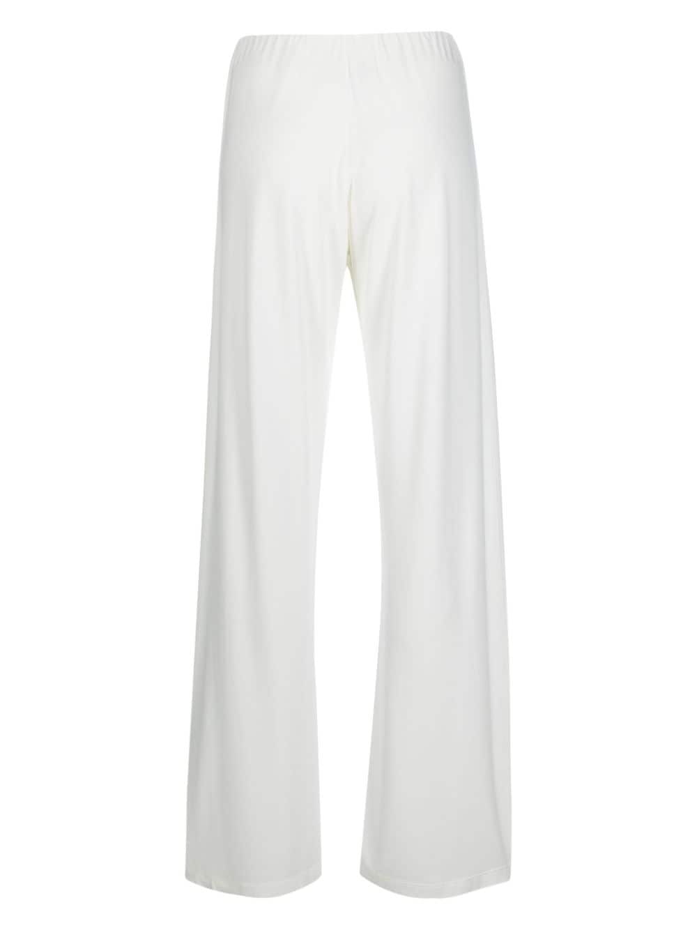 Le Tricot Perugia High waist broek - Wit