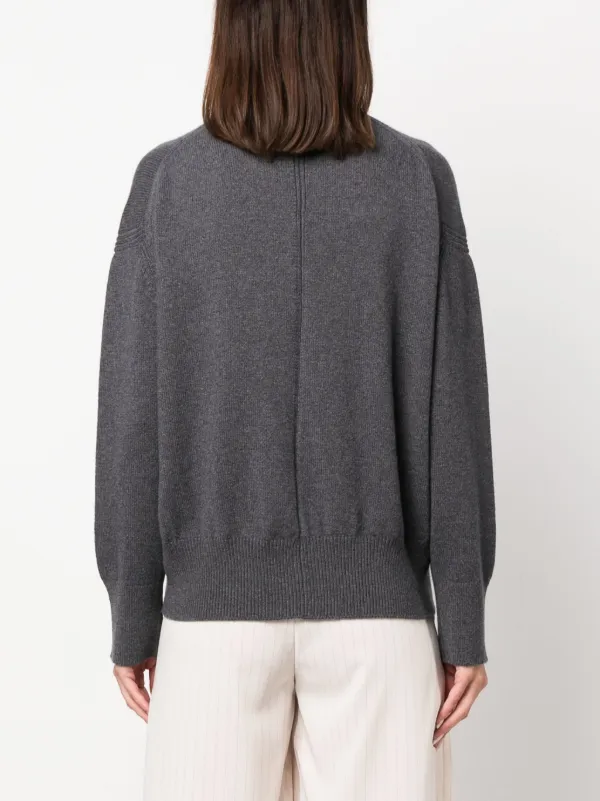 Barrie Iconic カシミア Vネックカーディガン | グレー | FARFETCH JP