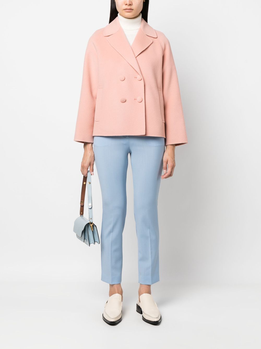 Max Mara Jack met dubbele rij knopen - Roze