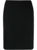 Christian Dior Pre-Owned 2000s pencil wool skirt - Black