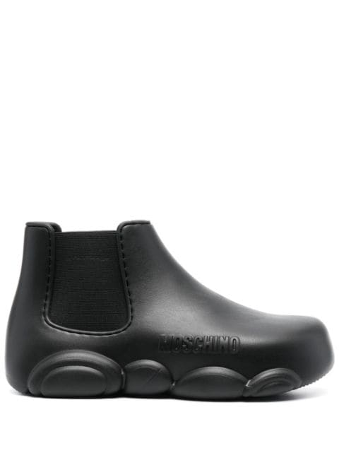 Moschino Gummy 40mm logo-embossed ankle boots