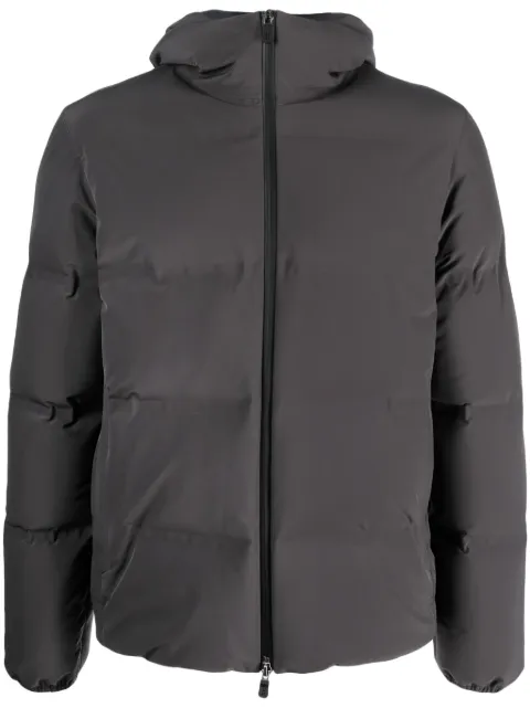 Herno feather-down padded hooded jacket