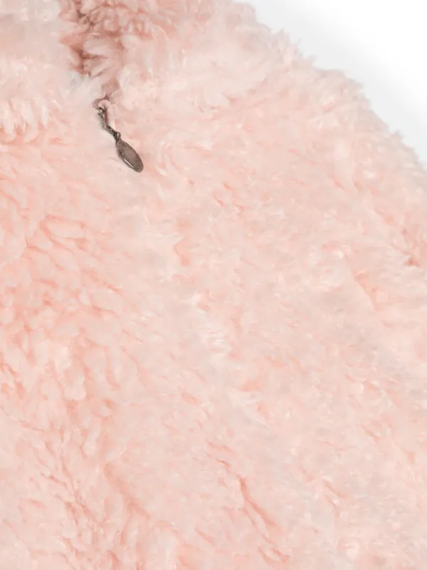 Kids pink hotsell fur jacket