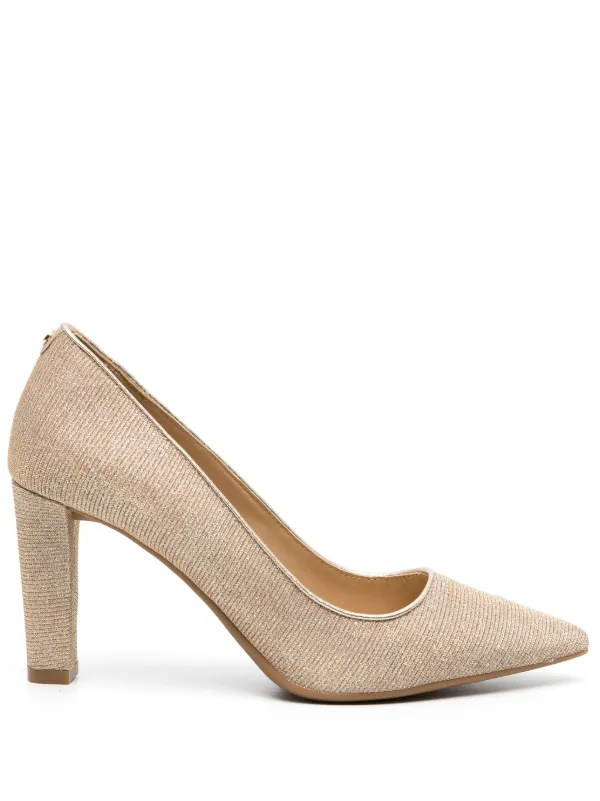 michael kors metallic pumps