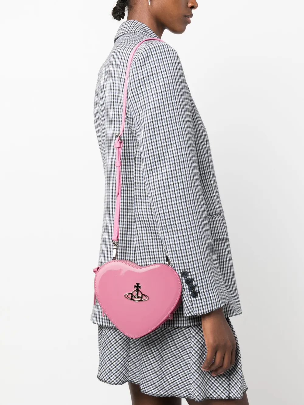 VIVIENNE WESTWOOD Heart Shaped Orb Ladies' Shoulder Bag Deep