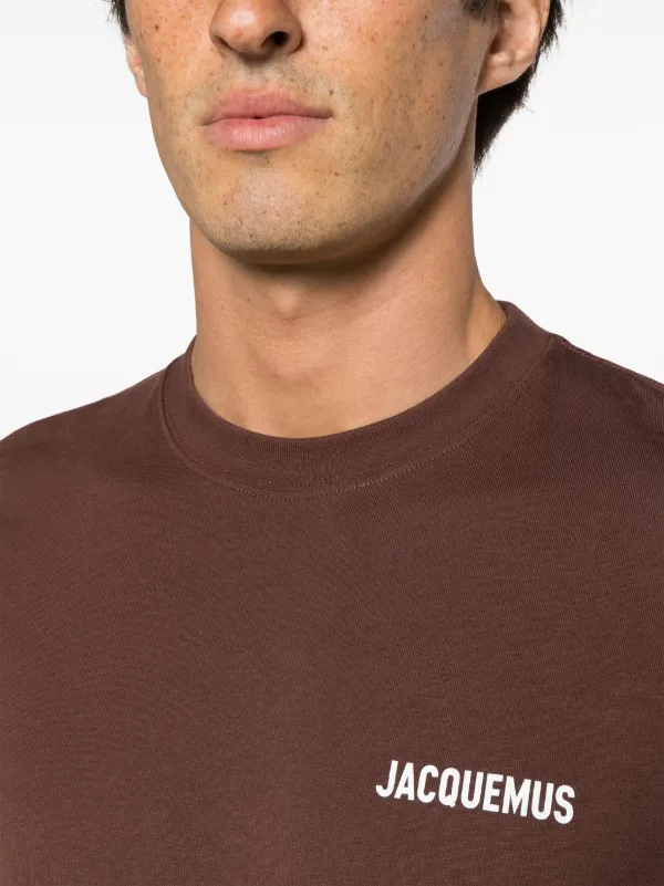 Jacquemus Le T-shirt Manches Longues Top | Brown | FARFETCH AO