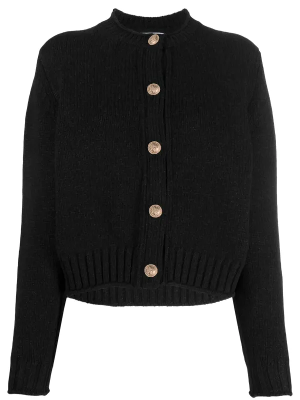 Barrie button-up Cashmere Cardigan | Black | FARFETCH