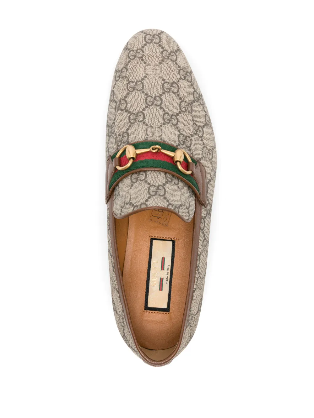 Horsebit GG canvas loafers