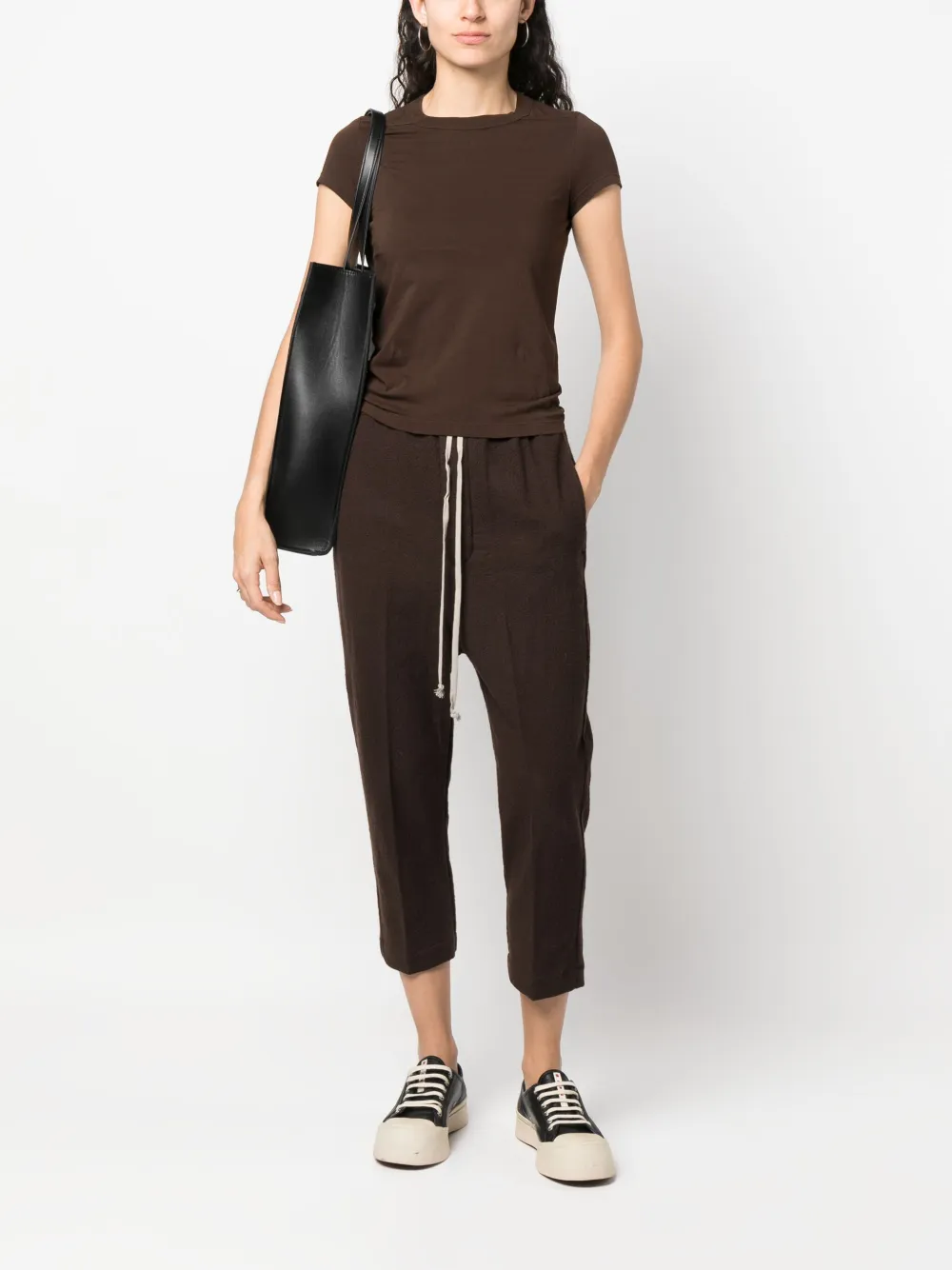 Rick Owens Trainingsbroek met verlaagd kruis - Bruin