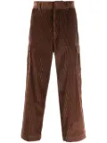 Kenzo cotton corduroy cropped trousers - Brown