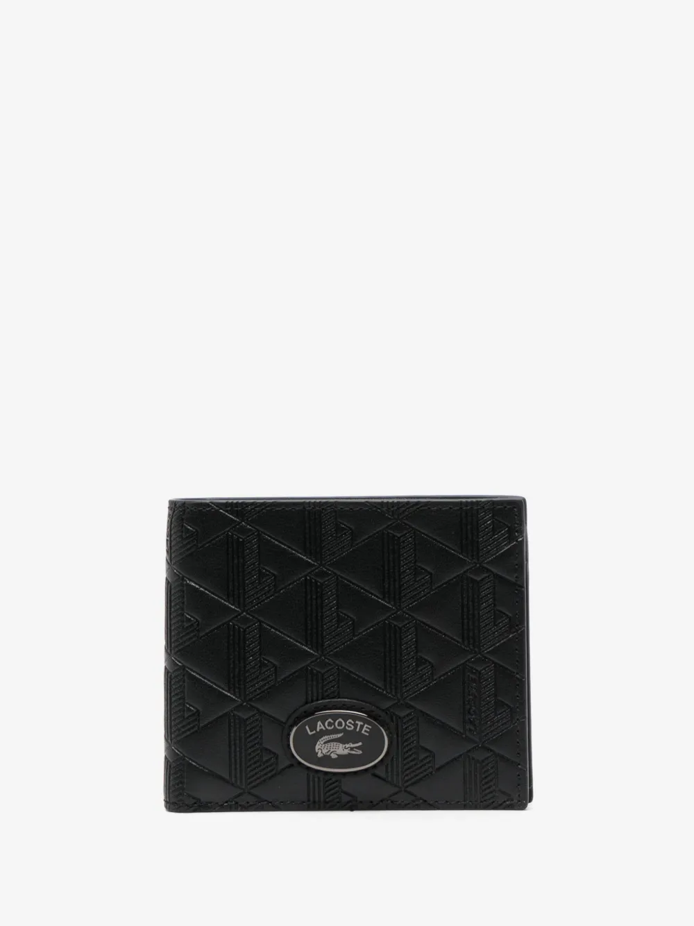 Lacoste logo-plaque leather wallet | Black | Image 1