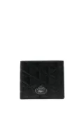 Lacoste logo-plaque leather wallet - Black