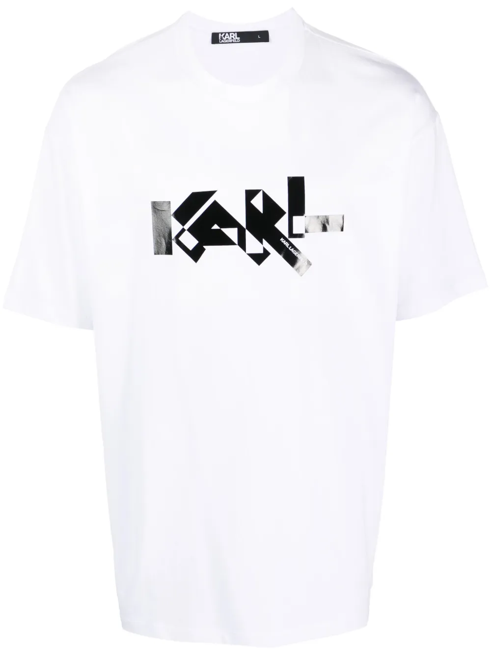 Karl Lagerfeld T-shirt met print Wit