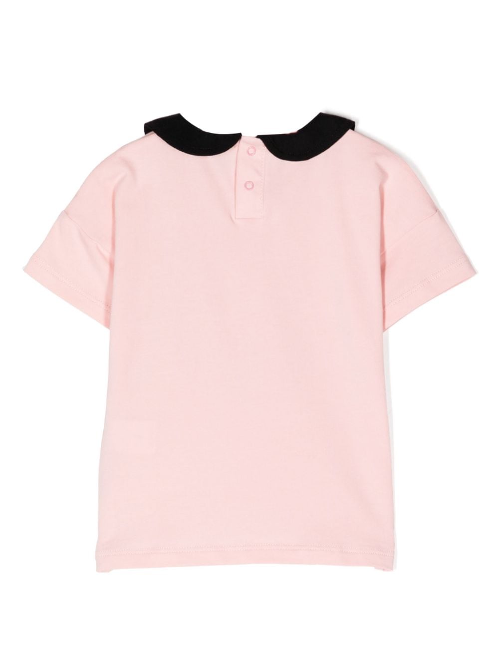 Aigner Kids bag-print Peter Pan-collar T-shirt - Roze