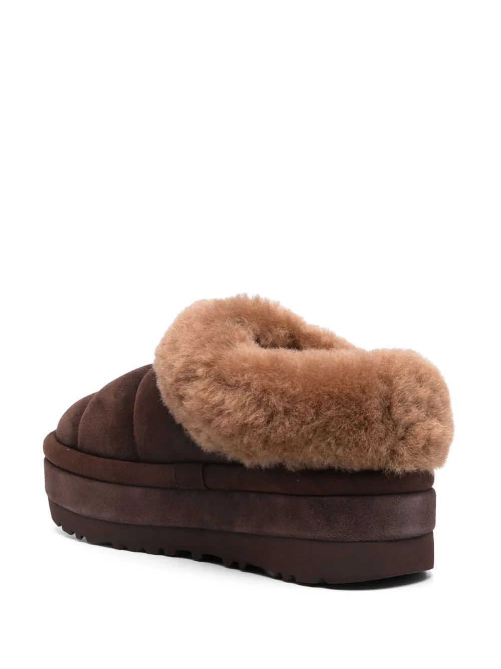 UGG Tazzlita slippers met imitatiebont Bruin