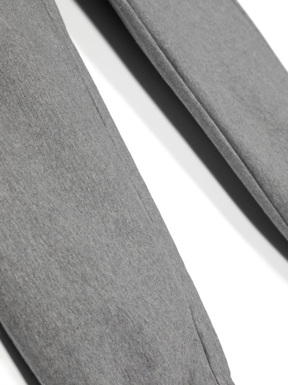 Shop Douuod Logo-print Mélange-effect Track Pants In Grey