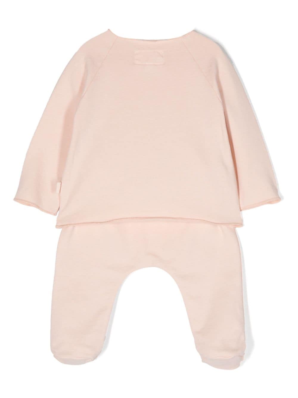 TEDDY & MINOU long-sleeve cotton trousers set - Roze