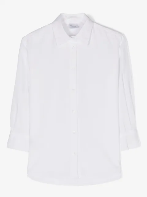 Aspesi Kids camisa con cuello italiano