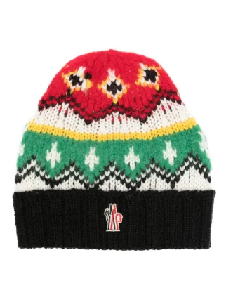 確保済◆関税無◆国内発送MONCLER GRENOBLEファー付ニットCAP 赤 20982909_52132828_322.jpg