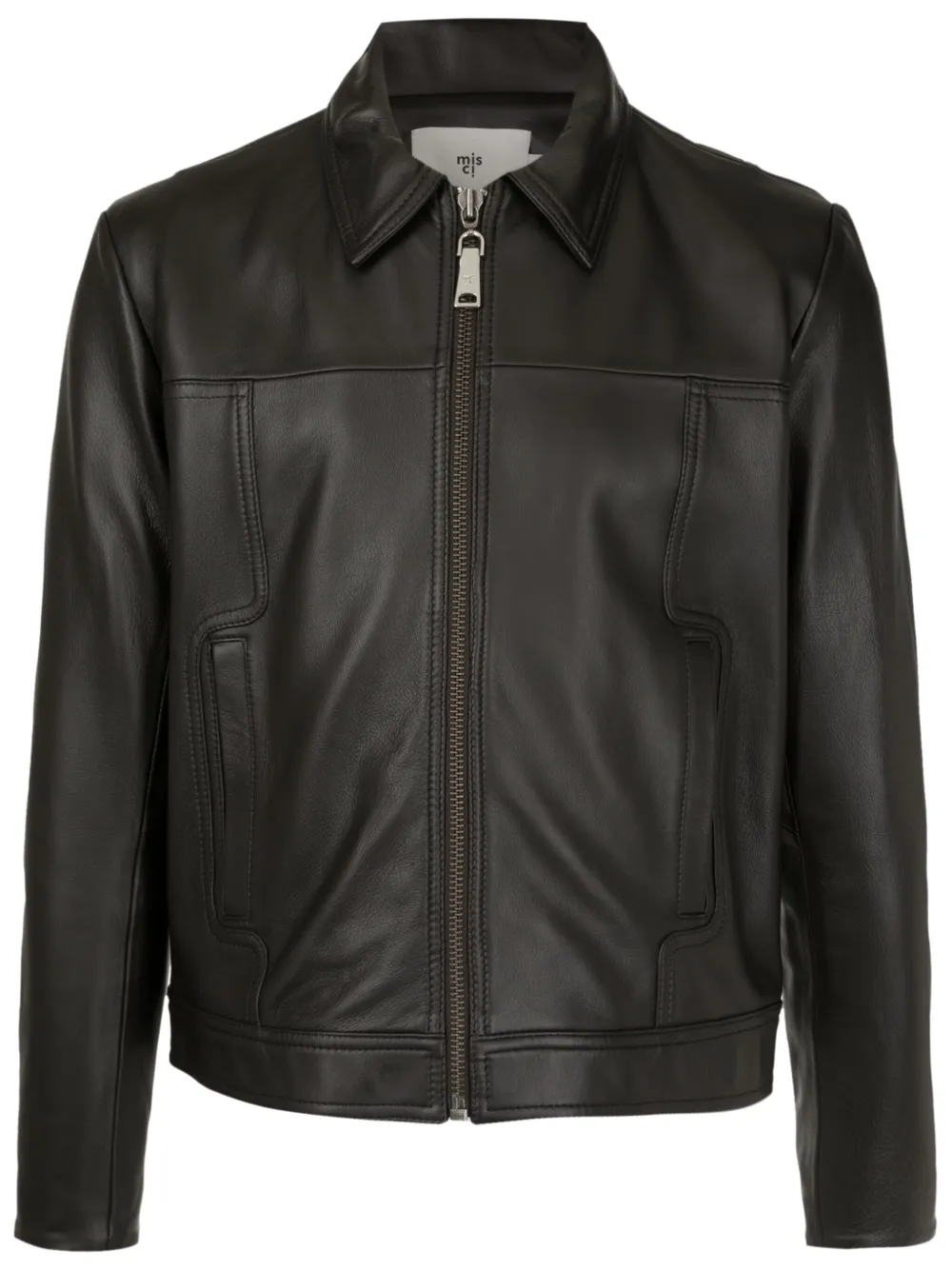 Velô zip-up leather jacket