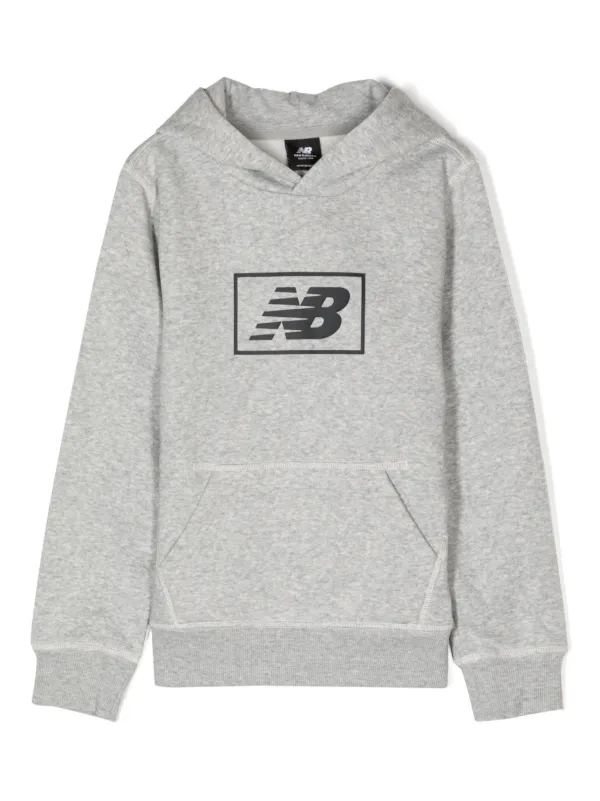 New balance hoodie white online