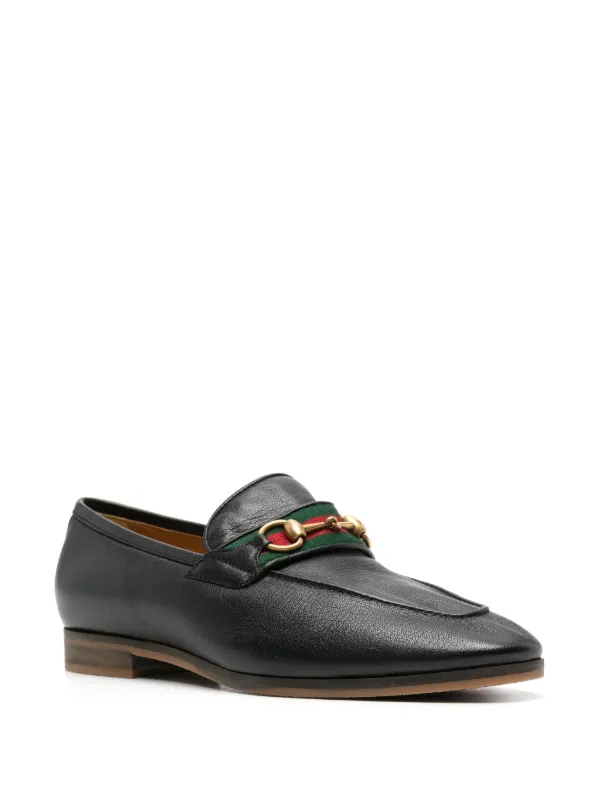 Gucci mens leather loafers online