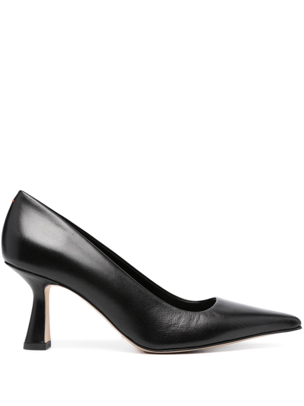 80mm pointed-toe leather pumps
