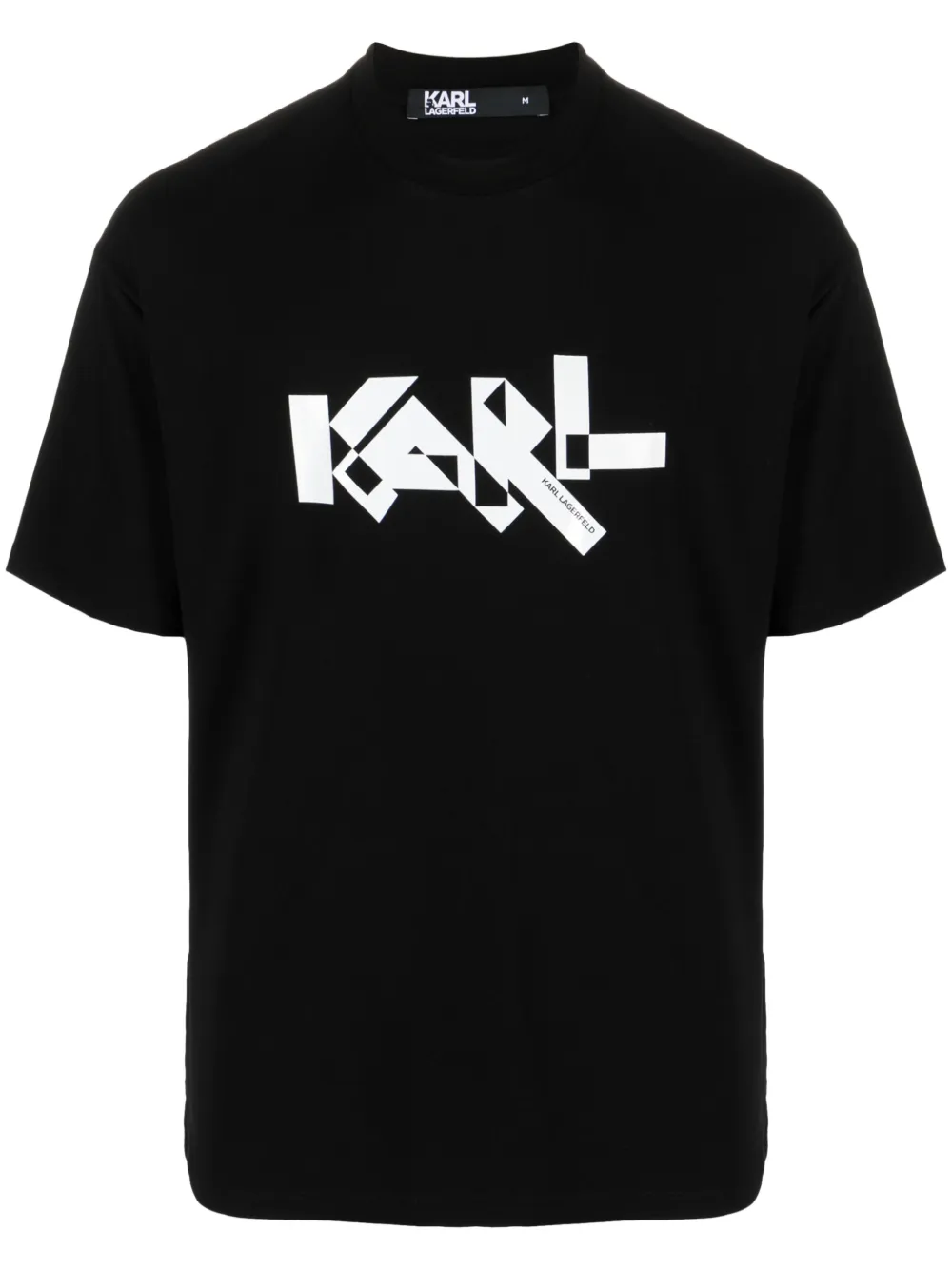 Karl Lagerfeld T-shirt met print Zwart