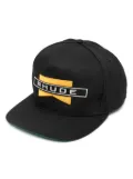 RHUDE logo-embroidered snapback cap - Black
