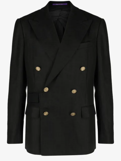 Ralph Lauren Purple Label notched-lapels double-breasted blazer