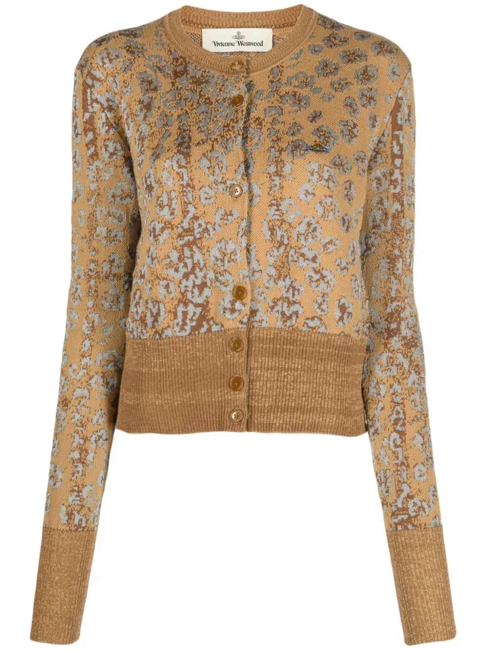 Vivienne Westwood Intarsia vest Bruin