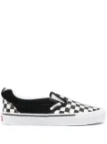 Vans Knu Slip checkboard-pattern sneakers - Black
