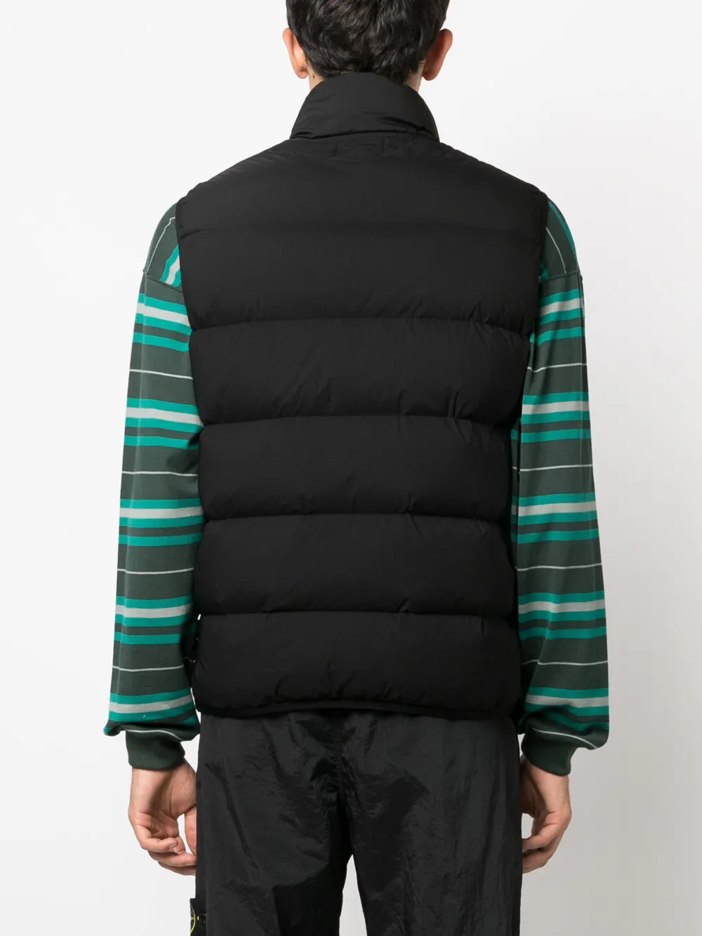 zip-up padded gilet