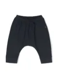 TEDDY & MINOU logo-tag drawstring track pants - Blue
