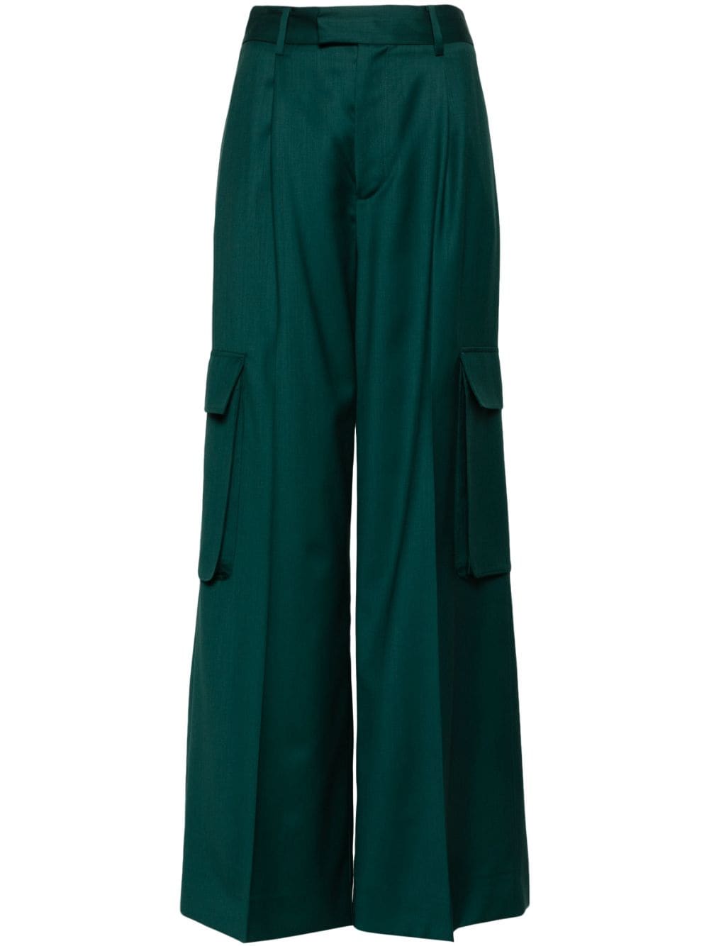 Image 1 of AMIRI wide-leg wool cargo trousers