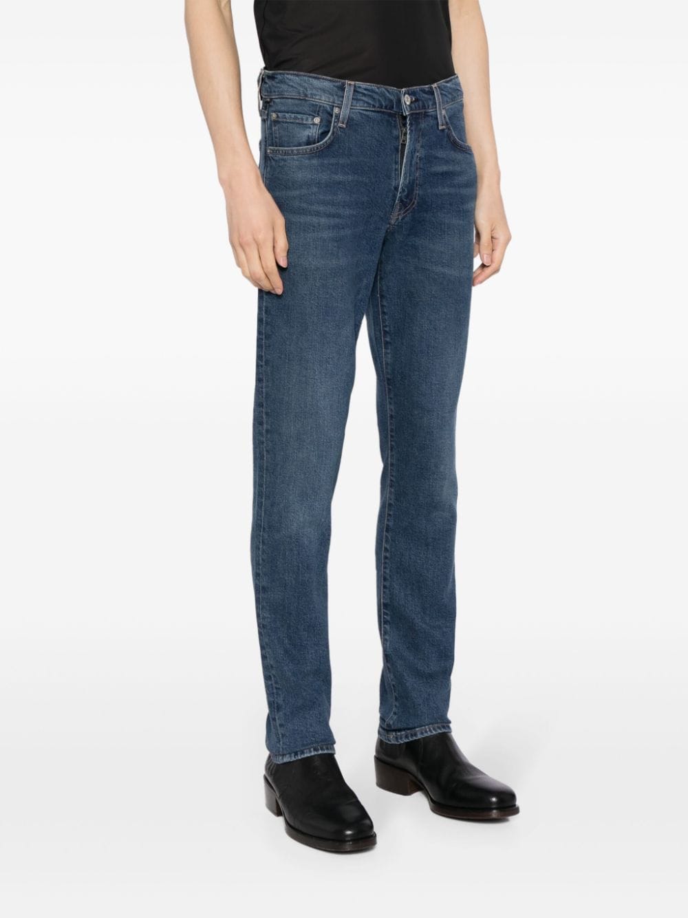 Shop Citizens Of Humanity Gage Straight-leg Jeans In Blue