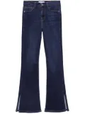 FRAME Le Mini Boot Slit high-rise flared jeans - Blue