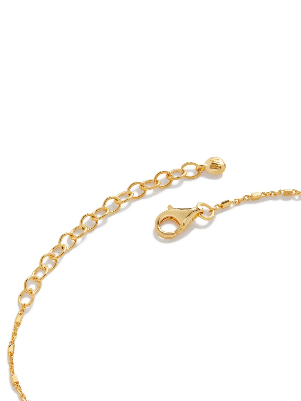 Monica Vinader Gold Barrel Station Chain Bracelet In ゴールドトーン