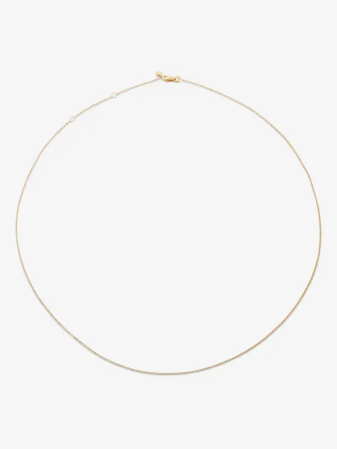 Monica Vinader 14kt yellow gold Super Fine Chain necklace