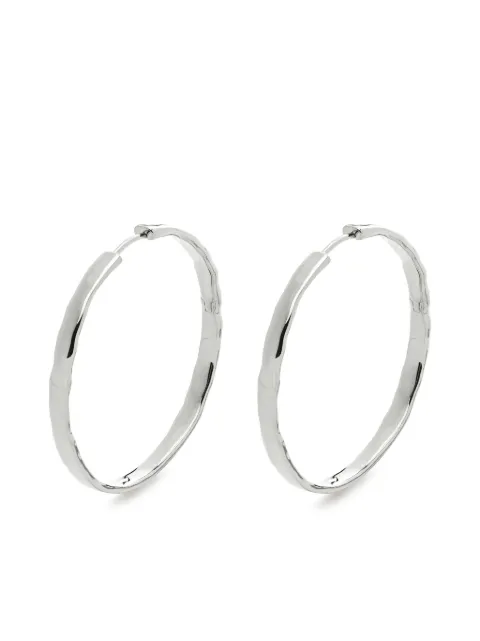 Monica Vinader large Siren Muse hoop earrings