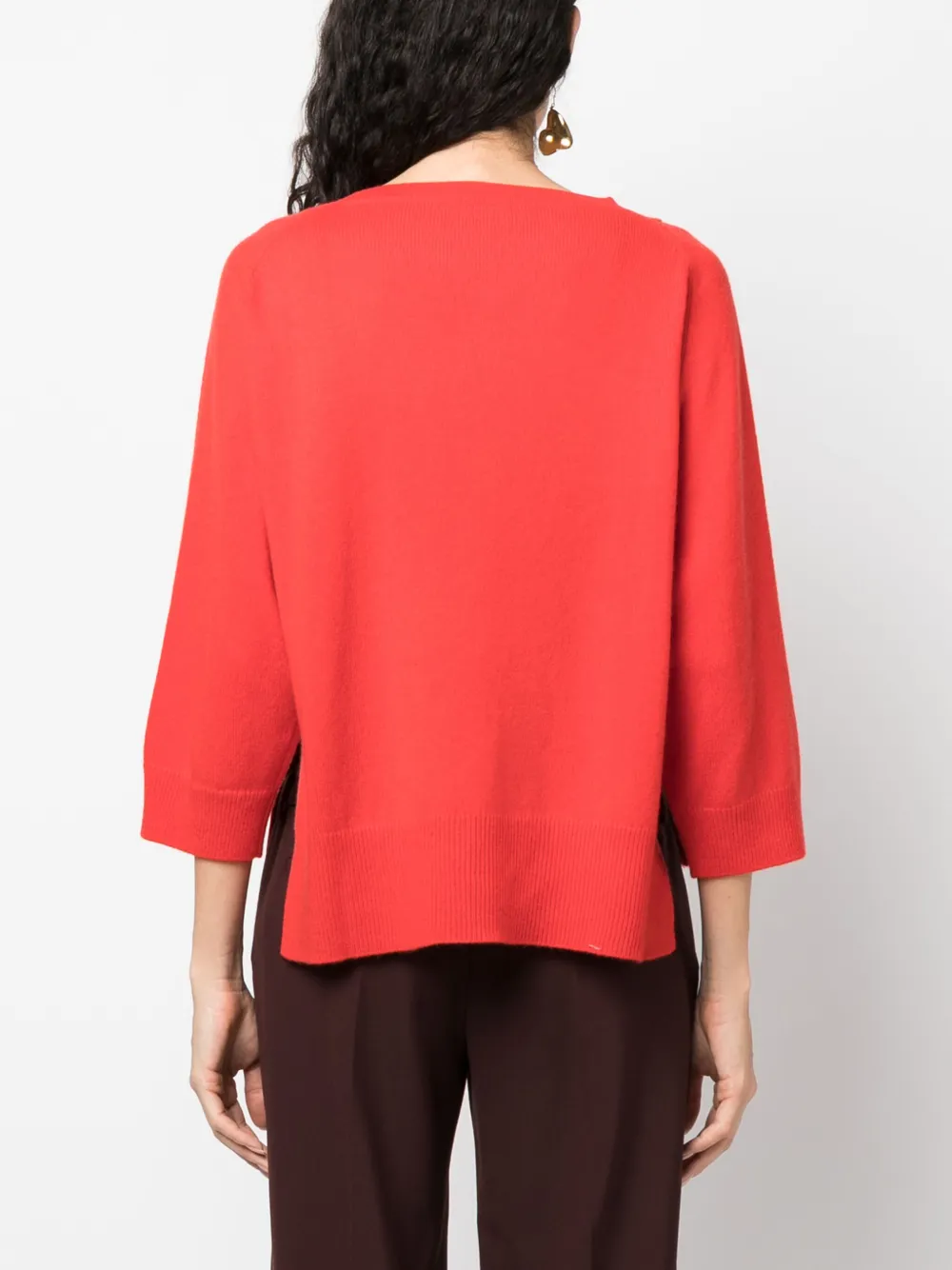 Max Mara Kasjmier top Rood