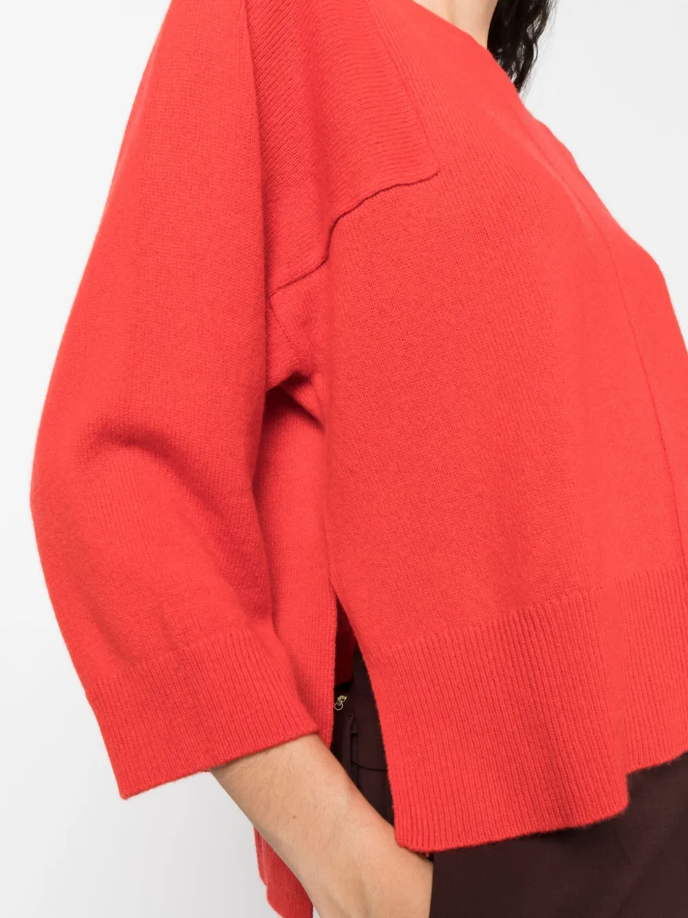 Max Mara Kasjmier top Rood