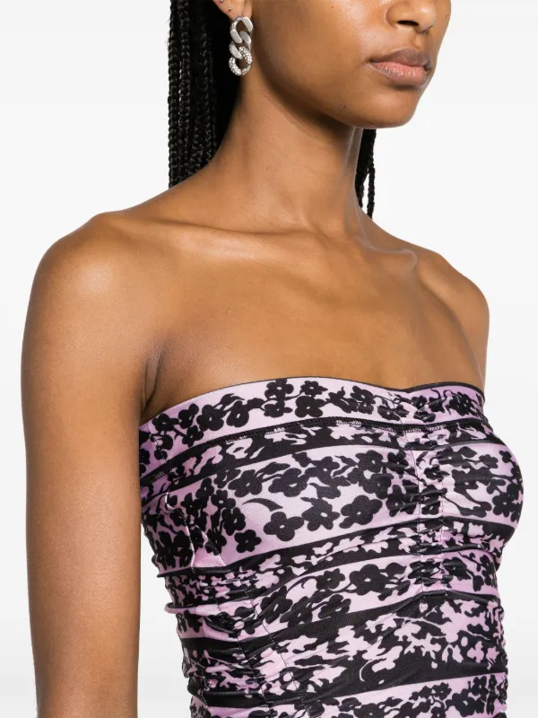 KNWLS Skinn Blossom-print Minidress | Pink | FARFETCH