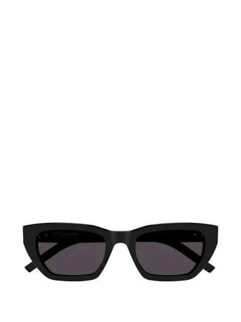 Saint Laurent Eyewear logo-plaque cat-eye sunglasses