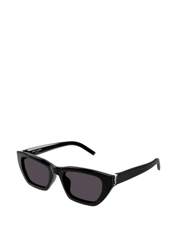 Saint Laurent サングラス ブラック キャットアイ Saint Laurent Eyewear キャットアイ サングラス | ブラック | FARFETCH JP