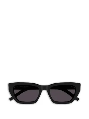 SAINT LAURENT ブラック キャットアイサングラス 21735201_51676777_1000.jpg