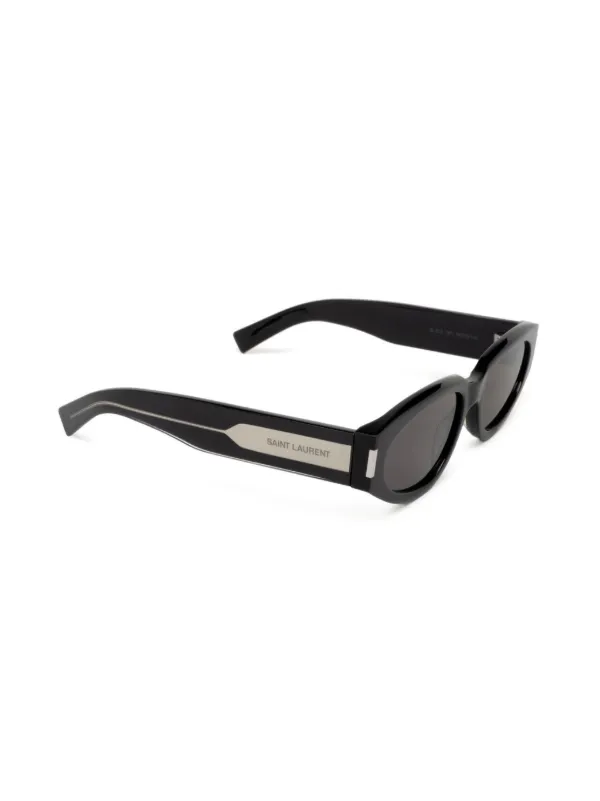 SAINT LAURENT オーバルフレームサングラス Saint Laurent Eyewear オーバルフレーム サングラス | ブラック