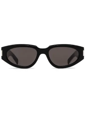 Saint Laurent Eyewear キャットアイ サングラス | ブラック | FARFETCH JP